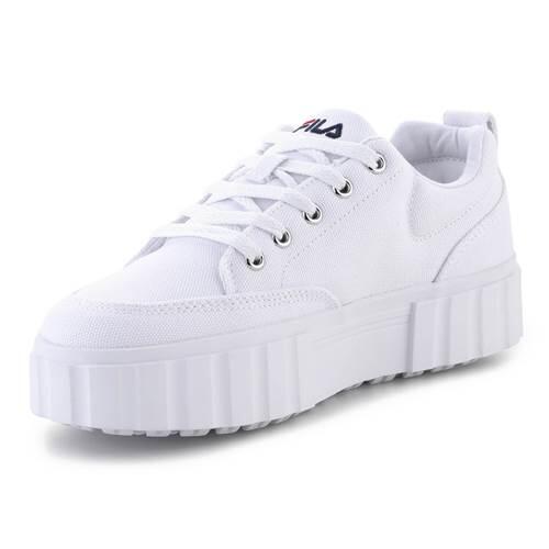 Scarpe Sportive da Donna Fila  SANDBLST C FFW0062 10004  Bianco 3/5