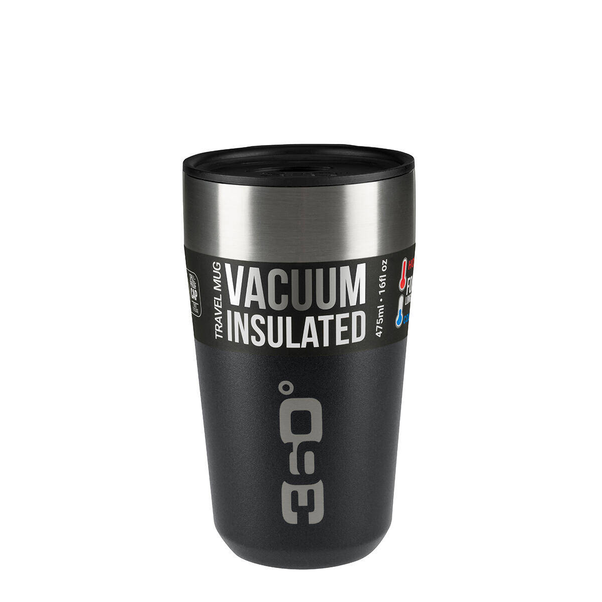 Sea to Summit Vacuum Insulated Stainless Travel Mug 355ml Black -  2