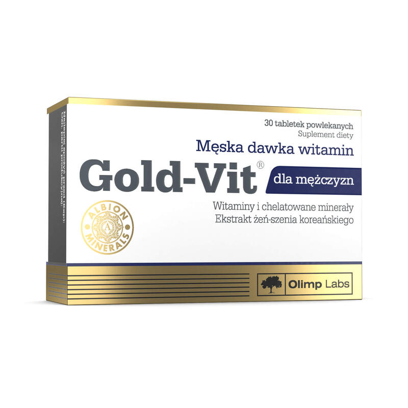 Witaminy Gold-Vit® dla mężczyzn Olimp - 30 Tabletek