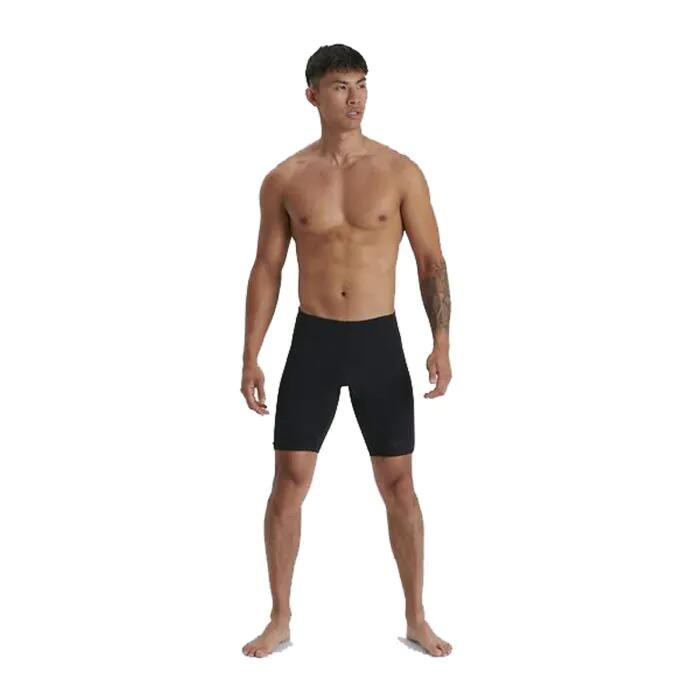 Speedo Men's Tech Panel Jammer - Black/ Pool/ Charcoal