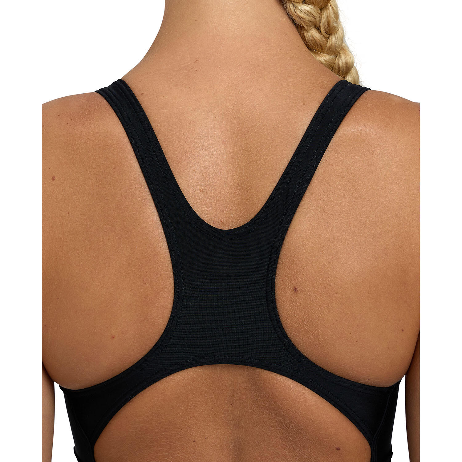 Maillot De Bain Arena Solid Control Pro Back B - Dos Solide, Bretelles Larges - Polyester Recyclé - Pour Natation Et Loisirs