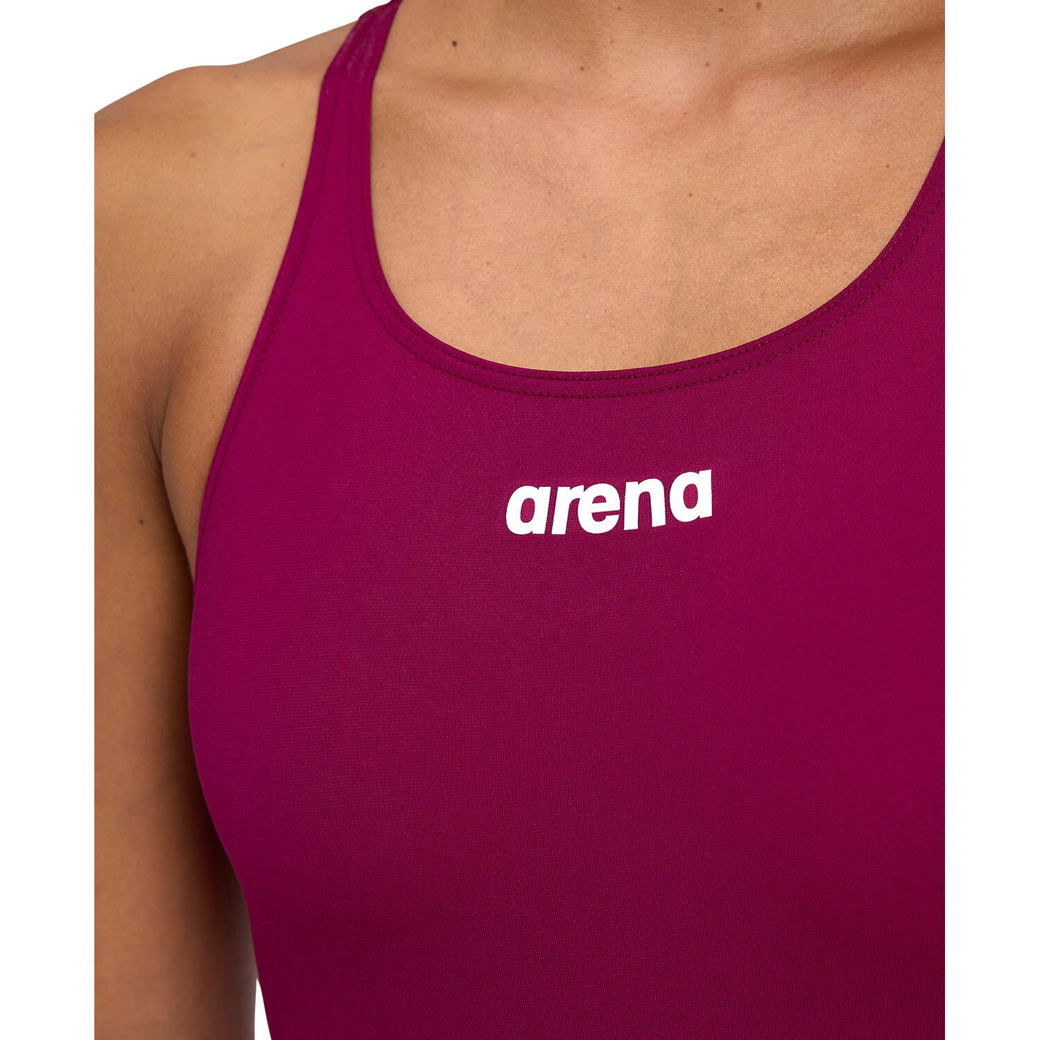 Fato de banho feminino de 1 peça Arena Team Pro Solid 4/5
