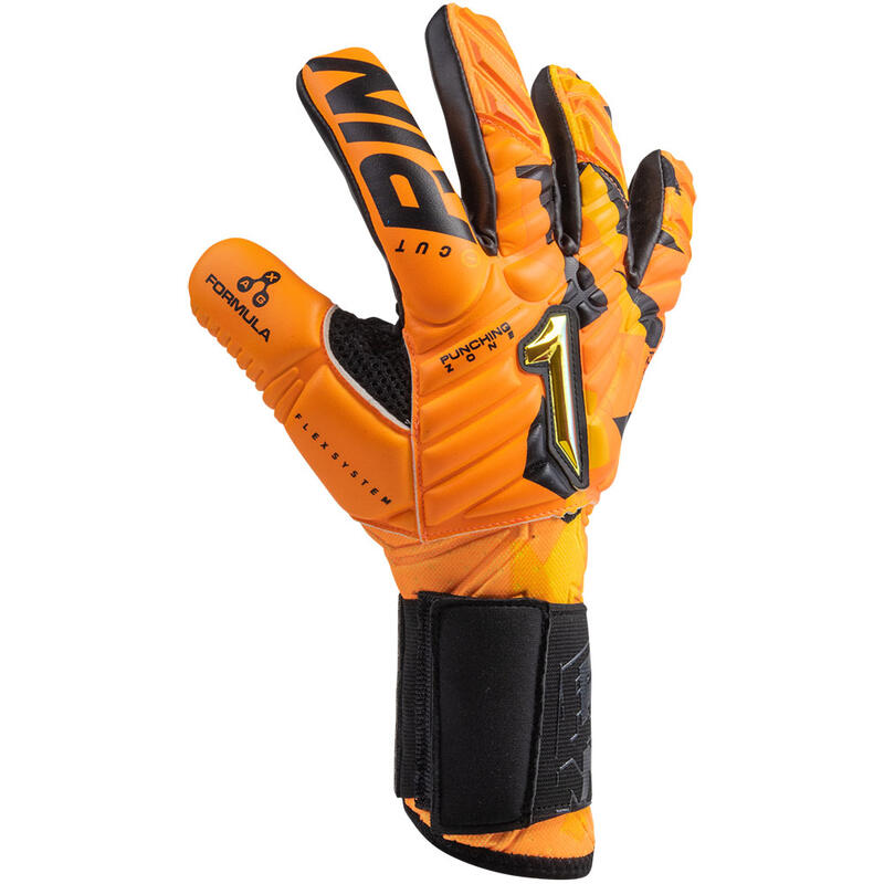 Guantes De Portero Adulto Rinat Meta Tactik Gk Pro Naranja/negro