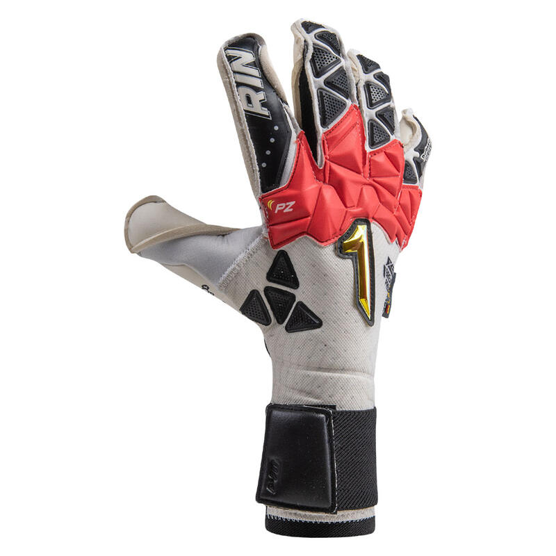 Guantes De Portero Adulto Rinat Xtreme Guard Zhero Pro Gris/rojo/blanco