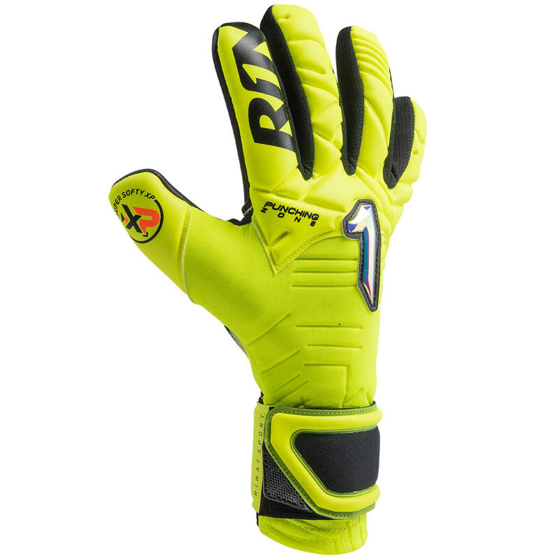 Guantes De Portero Adulto Rinat Kratos Semi  Amarillo/negro