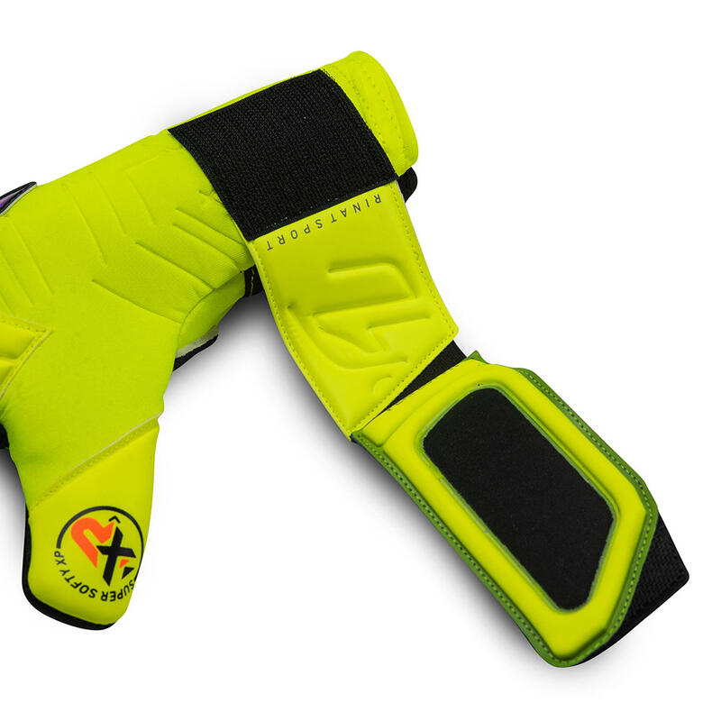 Guantes De Portero Infantil Rinat Kratos Semi  Amarillo/negro