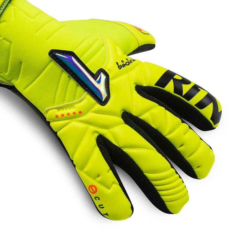 Guantes De Portero Infantil Rinat Kratos Semi  Amarillo/negro