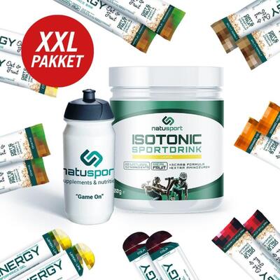Sportvoeding kennismakingspakket xxl met lemon isotone sportdrank