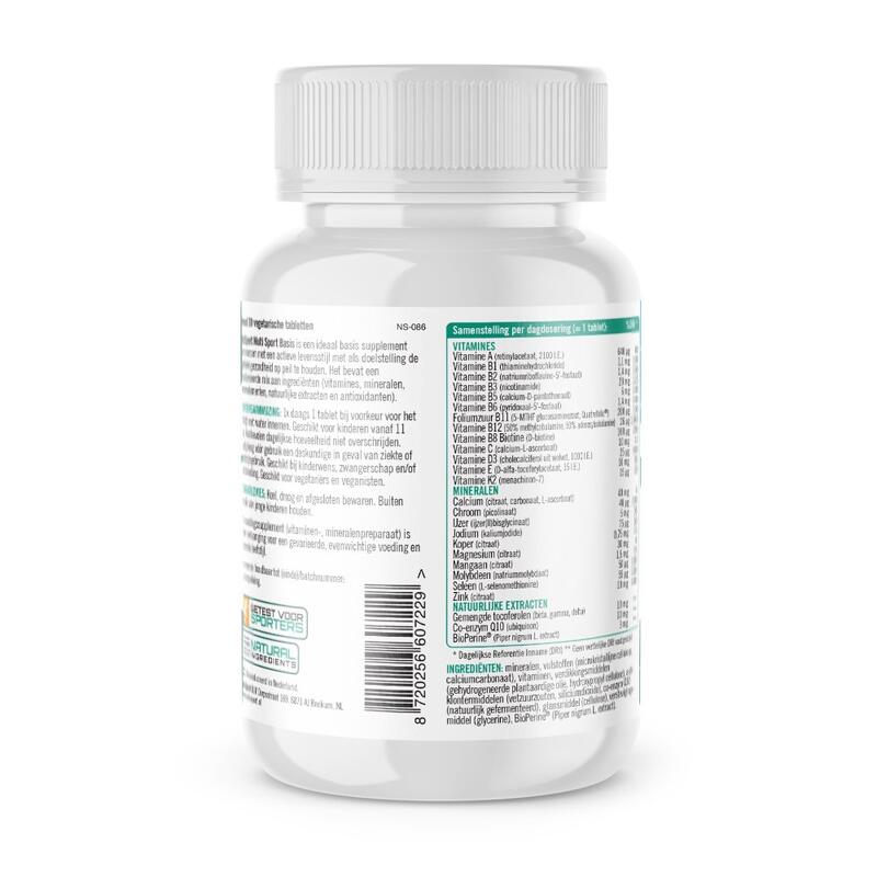 Supplement NZVT Multi Sport Basis (30 tabletten)