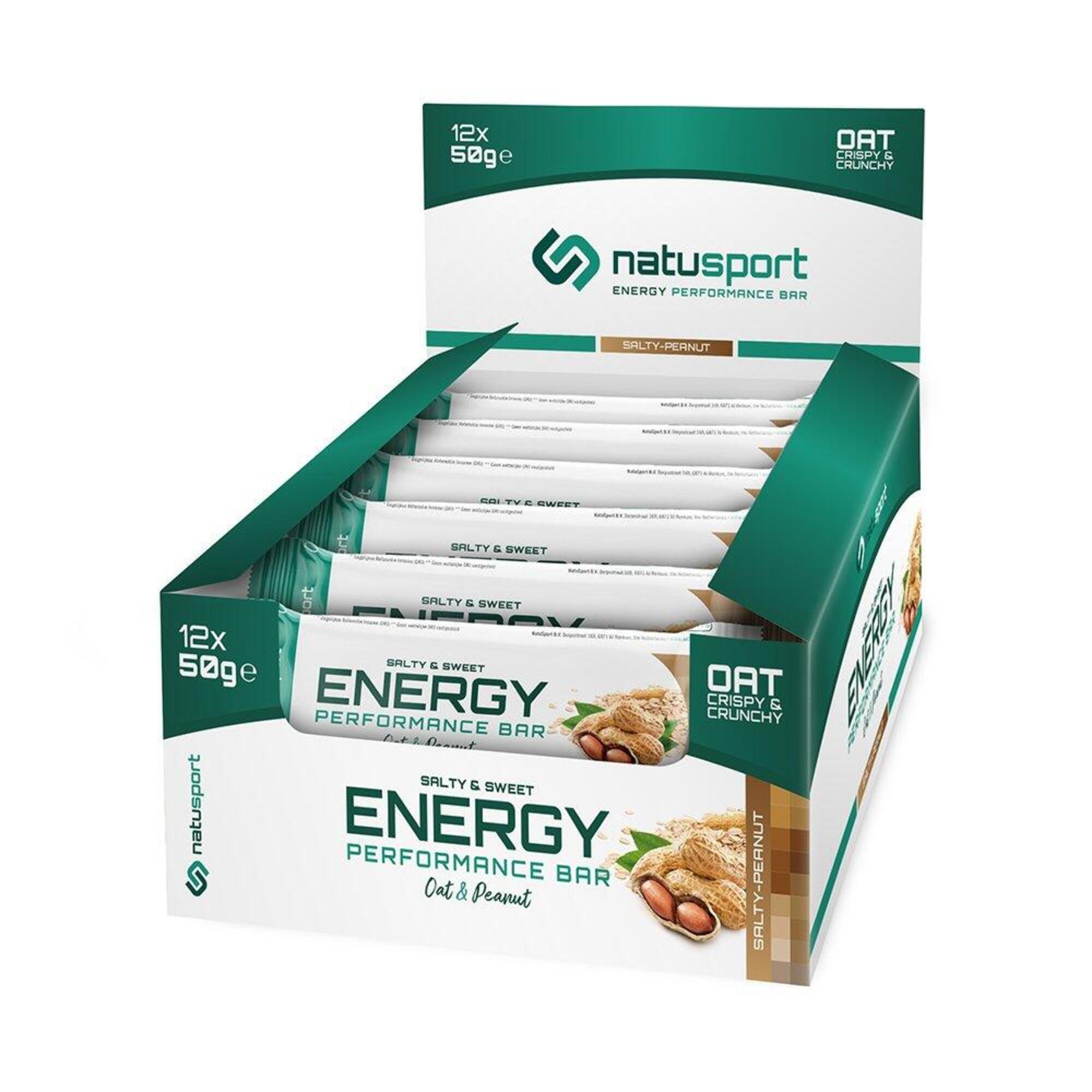 NATUSPORT Natusport Energy Performance Bar Salty Peanut - 12 stuks