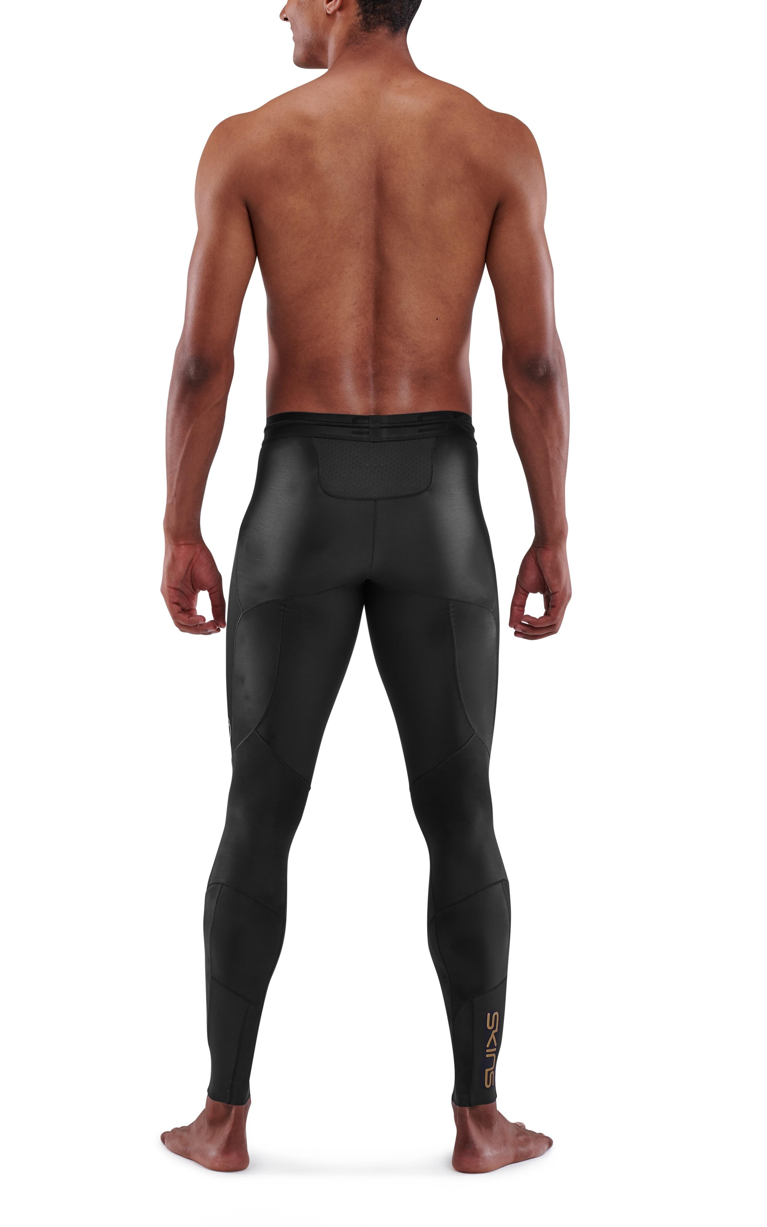 ウォーキング・ランニングウェア Compression Long Tights BLACK 4 Running Men's Compression Long Tights 5-Series - Black