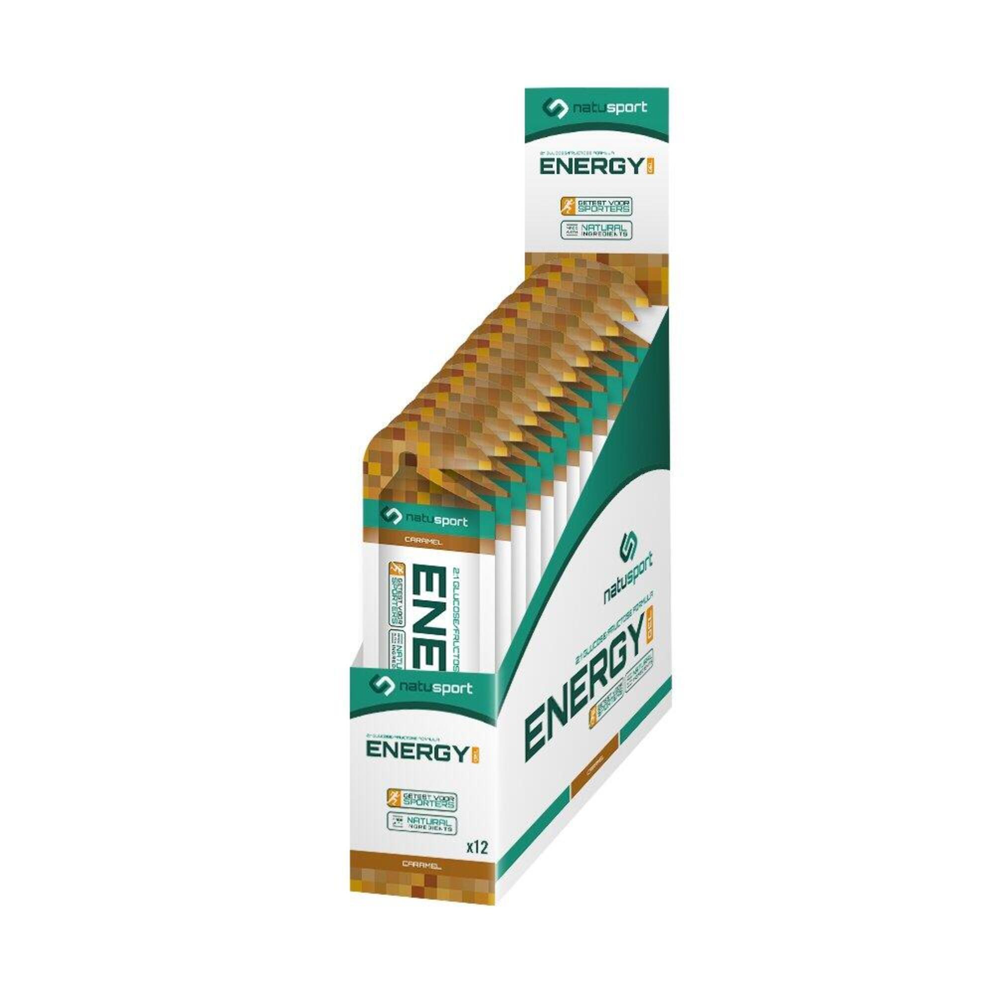 NATUSPORT Natusport Energy Gel Caramel - 12 stuks
