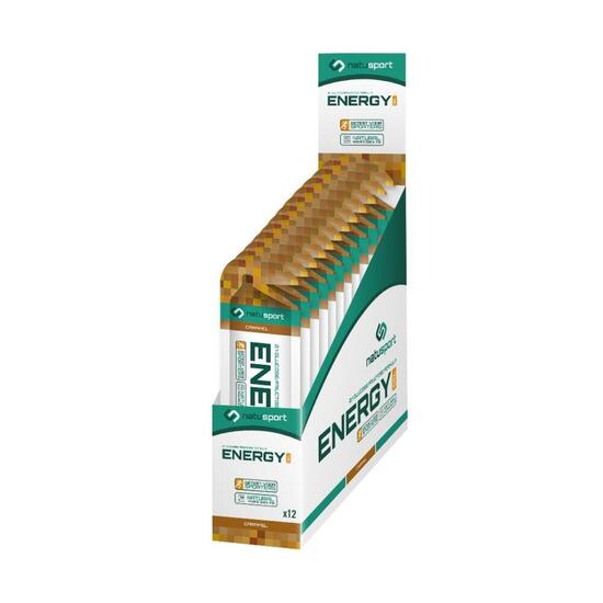 Energy Gel - Gel énergétique avec électrolytes - Caramel - 12 pièces