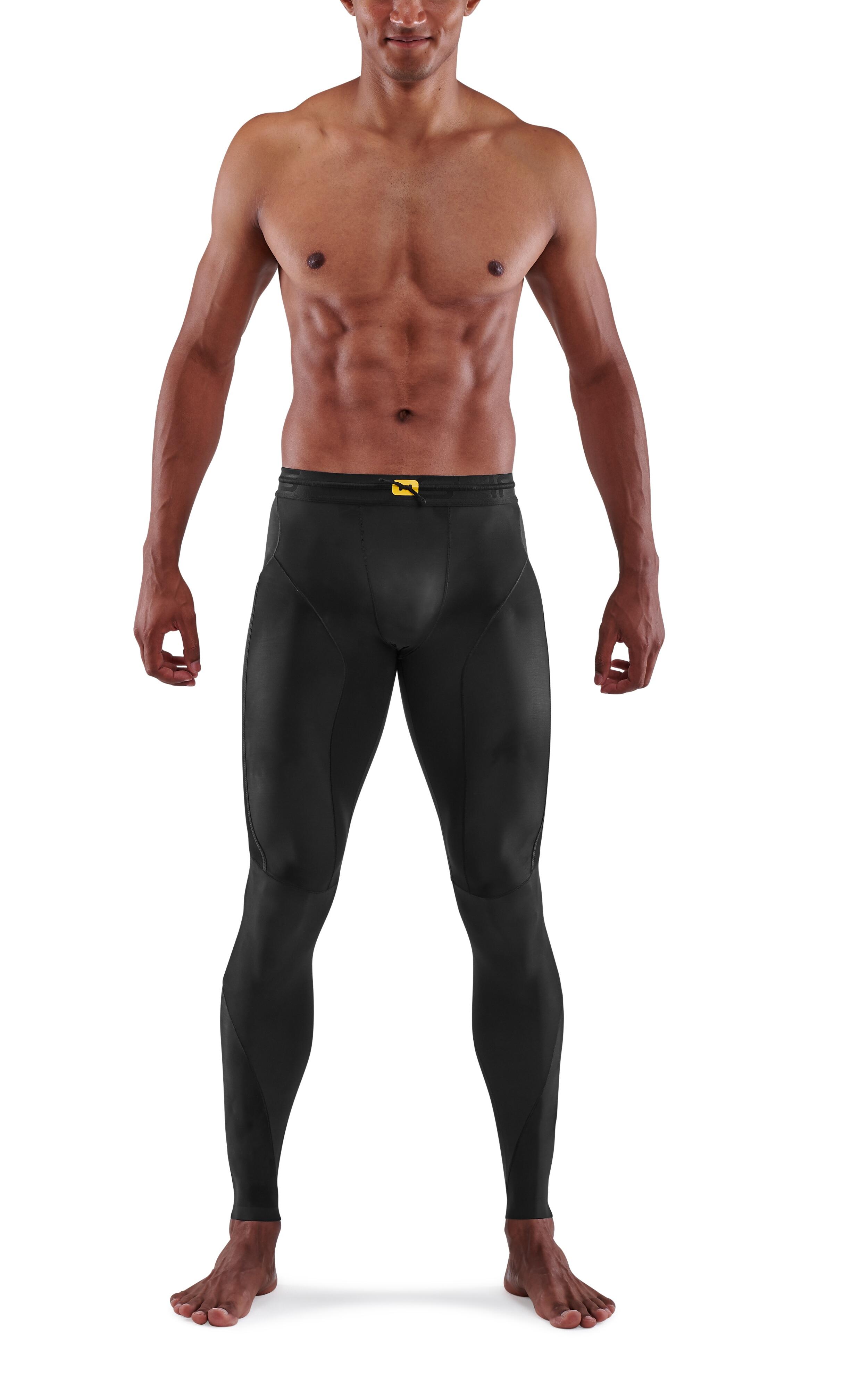 ウォーキング・ランニングウェア Compression Long Tights BLACK 4 Running Men's Compression Long Tights 5-Series - Black