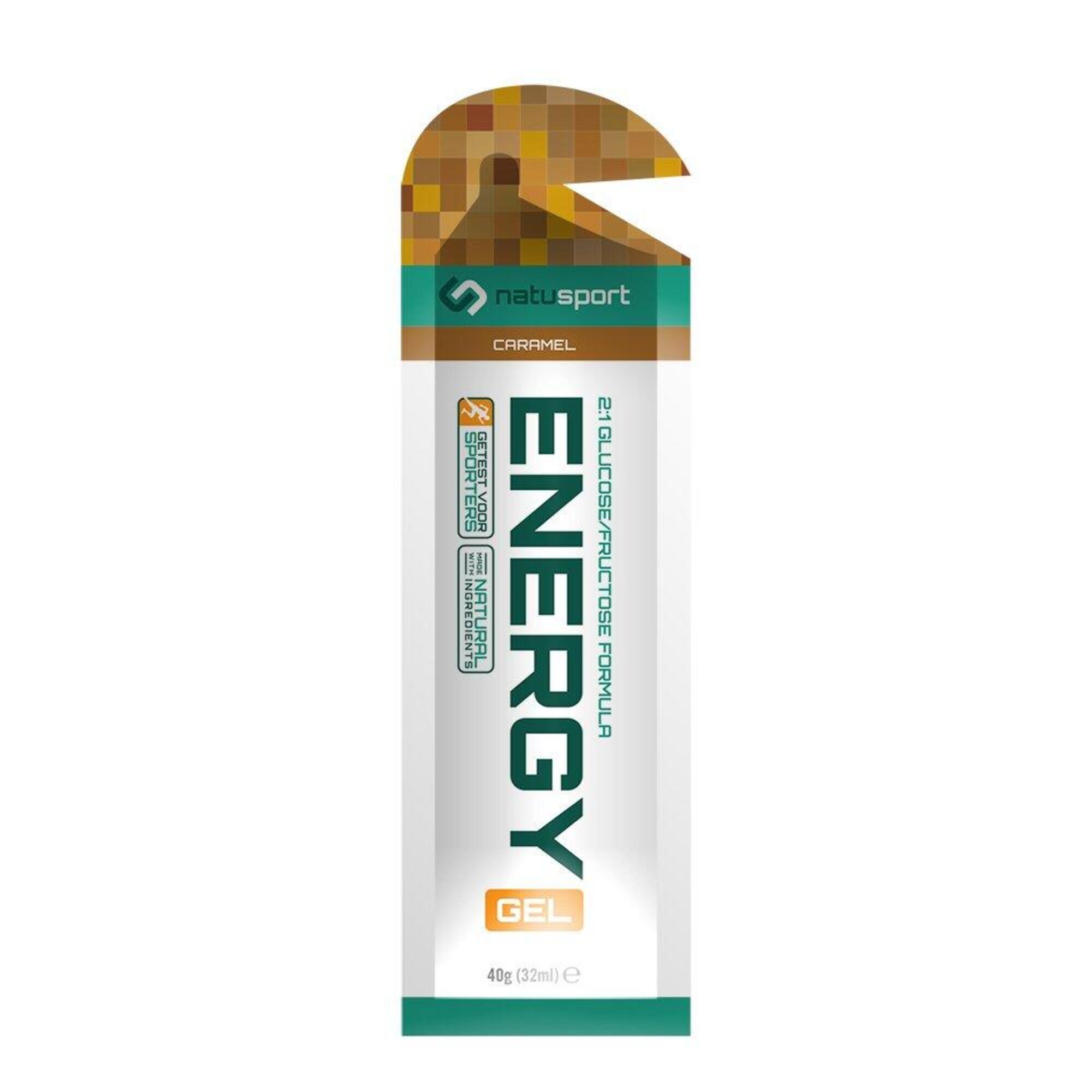 Energy Gel - Energiegel met elektrolyten - Caramel - 12 stuks 2/3