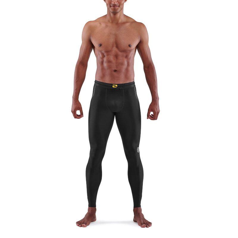 Running Men's Compression 3-Series Thermal Long Tights - Black