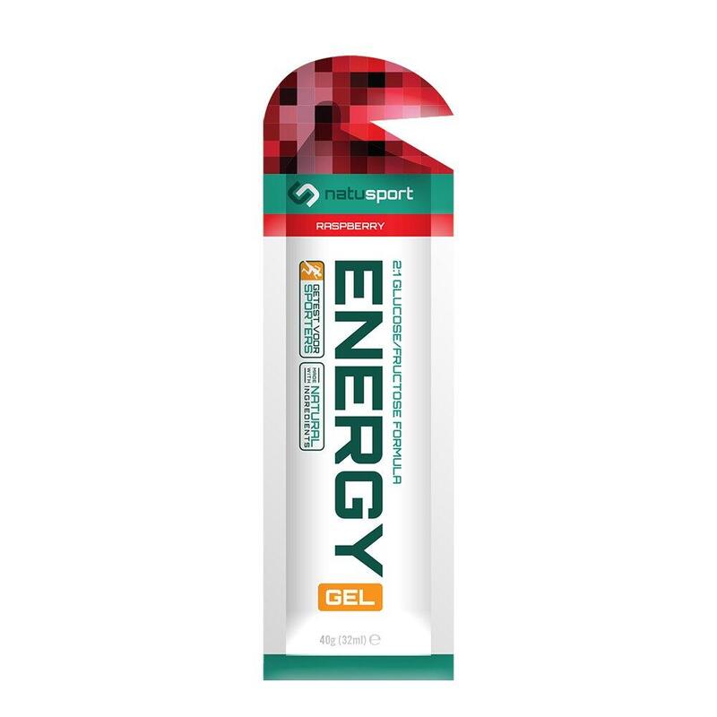 Natusport Energy Gel Raspberry - 12 stuks