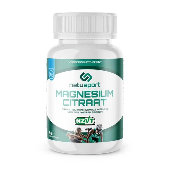 Magnesium Citraat - Met vitamine B6 - NZVT Gecertificeerd - 60 tabletten