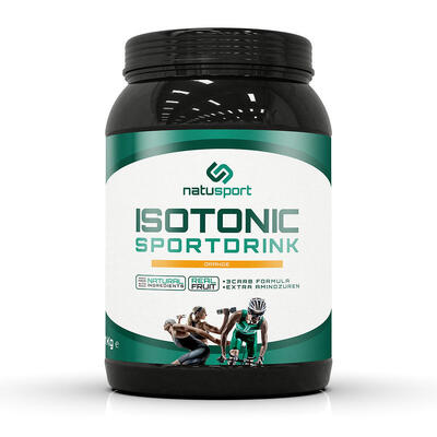 Isotone sportdrank - elektrolyten & koolhydraten - orange - 1kg pot