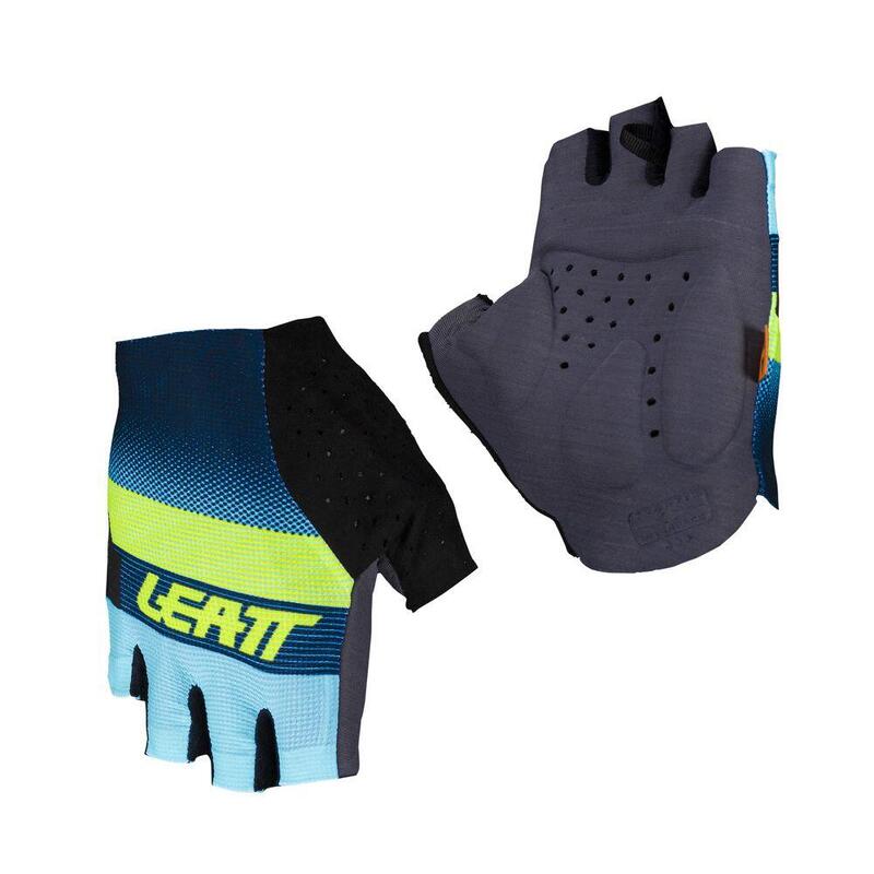 Guanti MTB Endurance 5.0 con palmo in 3D Elastic Interface Azzurro Uomo