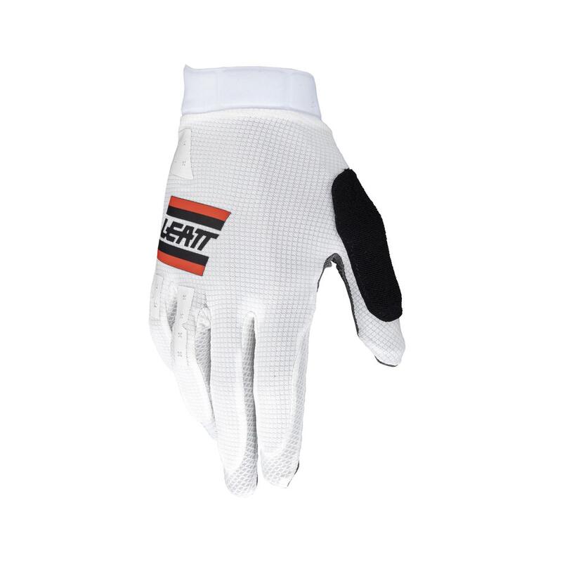 Guanti MTB Gripr 1.0 con palmo in MicronGrip senza cuciture Bianco Uomo