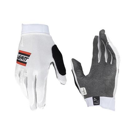 Gants VTT Gripr 1.0 avec paume MicronGrip sans couture Blanc Homme