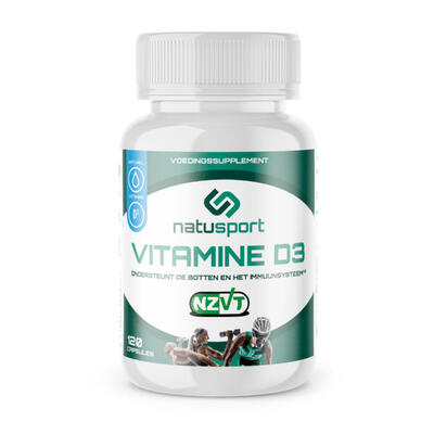 Natusport nzvt supplement vitamine d3 - 120 capsules