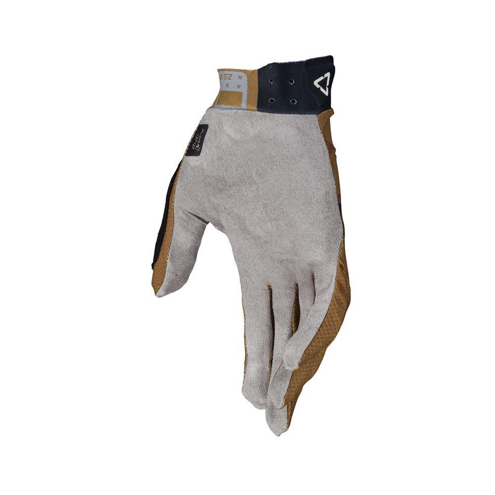 Gants VTT X-Flow 2.0 avec renfort Brush Guard Marron Homme 4/6