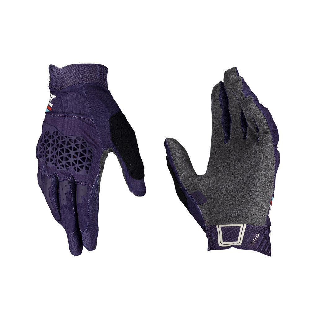 LEATT Guanti MTB Lite 3.0 con Protezione dagli impatti in Armourgel Viola Uomo