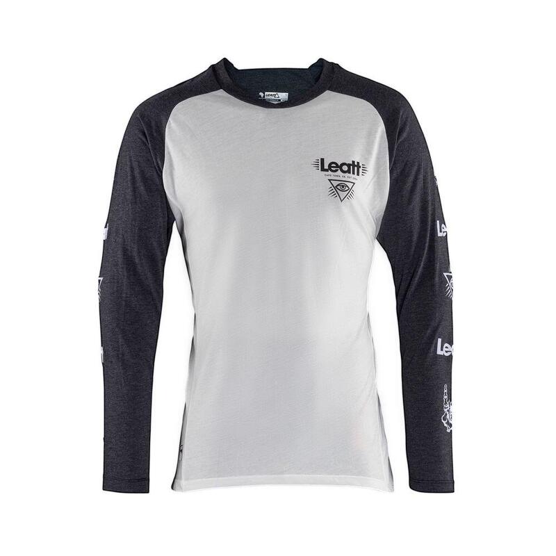 Maglia MTB Gravity 2.0 a maniche lunghe leggera e comoda Bianco Uomo