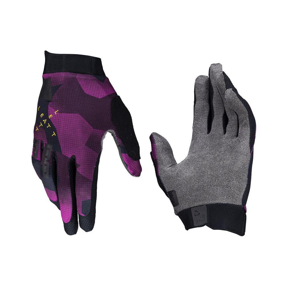 Leatt - Gants Vtt Gripr 1.0 Avec Paume Microngrip Sans Couture Violet Homme - Gants - Violet - 40 M - Decathlon
