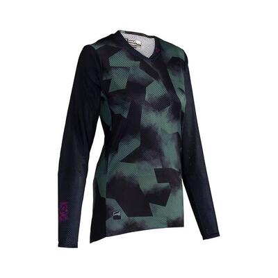 Leatt MTB Gravity 4.0 Women's long sleeve Jersey Spinach -2024 L