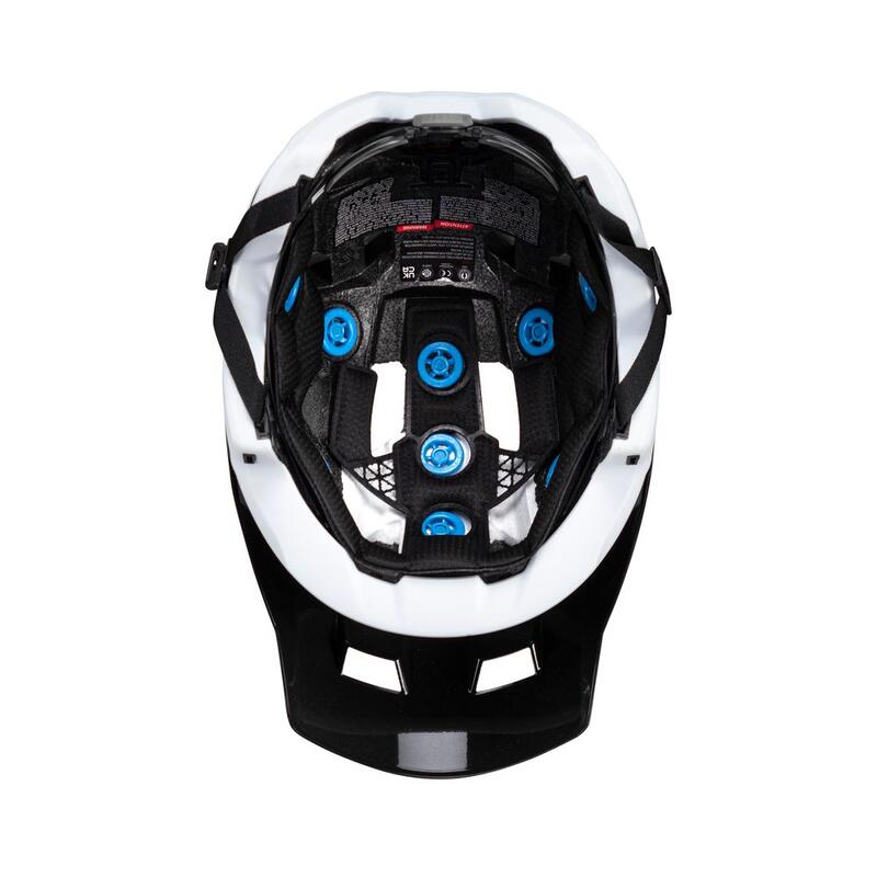 Casco MTB Enduro 4.0 V24 certificato DH e mentoniera rimovibile Bianco Uomo