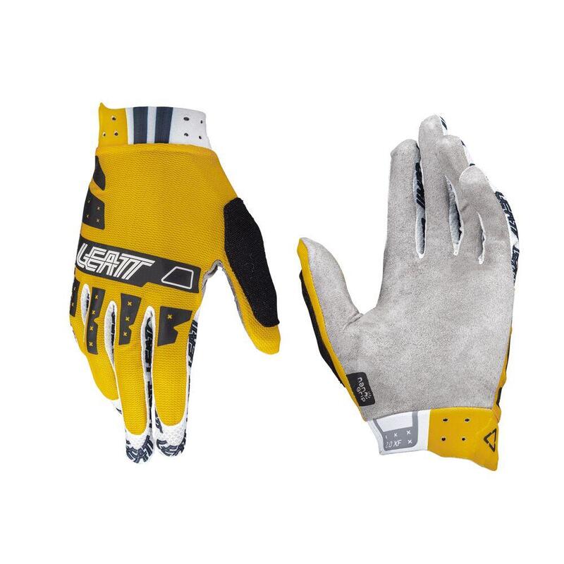 Guanti MTB X-Flow 2.0 con con rinforzo in Brush Guard  Giallo Uomo