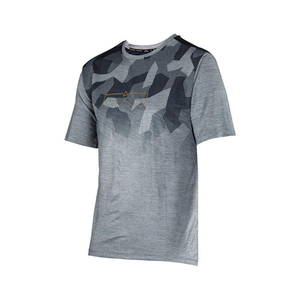 Maglia MTB Trail 1.0 ventilata e con inserti in tessuto Ice-Yarn Grigio Uomo 5/6