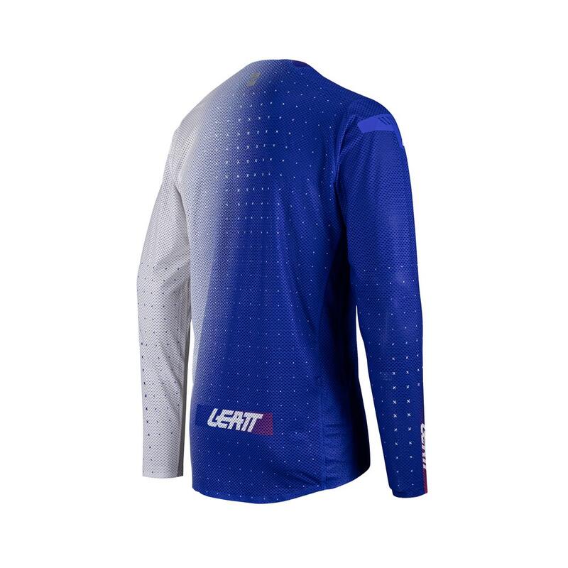 Maglia MTB Gravity 4.0 a maniche lunghe con rinforzo sui gomiti Blu Uomo