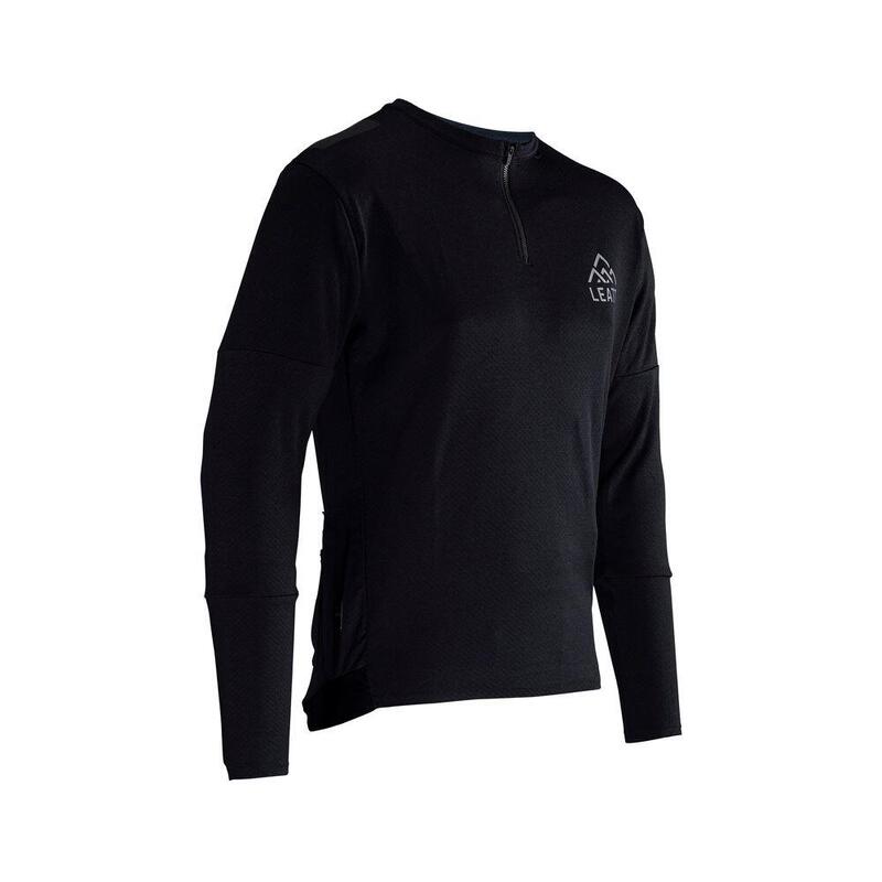 Maglia MTB Trail 4.0 con tessuto Yarn leggero Nero Uomo