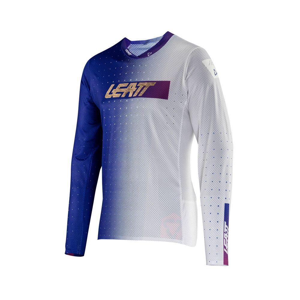 Maillot VTT Junior Gravity 4.0 stretch et confortable Bleu 5/6