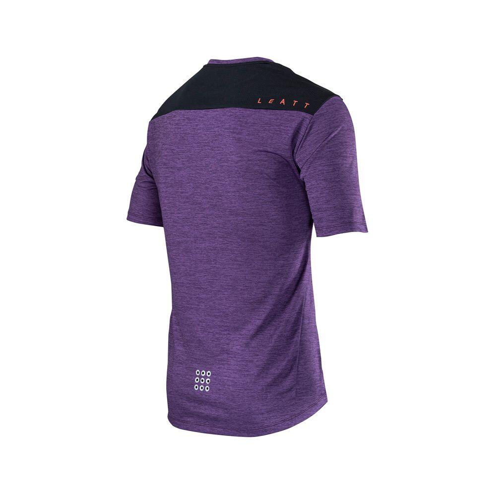 Maillot VTT Trail 1.0 ventilé avec inserts en tissu Purple Ice-Yarn pour homme 3/6