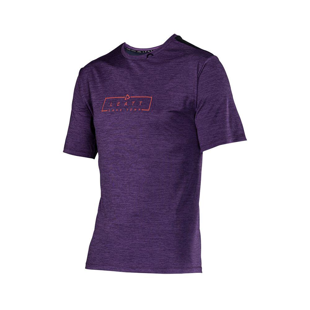 Maillot VTT Trail 1.0 ventilé avec inserts en tissu Purple Ice-Yarn pour homme 4/6