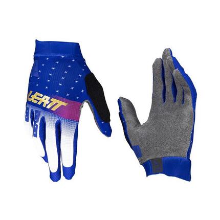Gants VTT Gripr 1.0 Junior avec paume MicronGrip sans couture Bleu