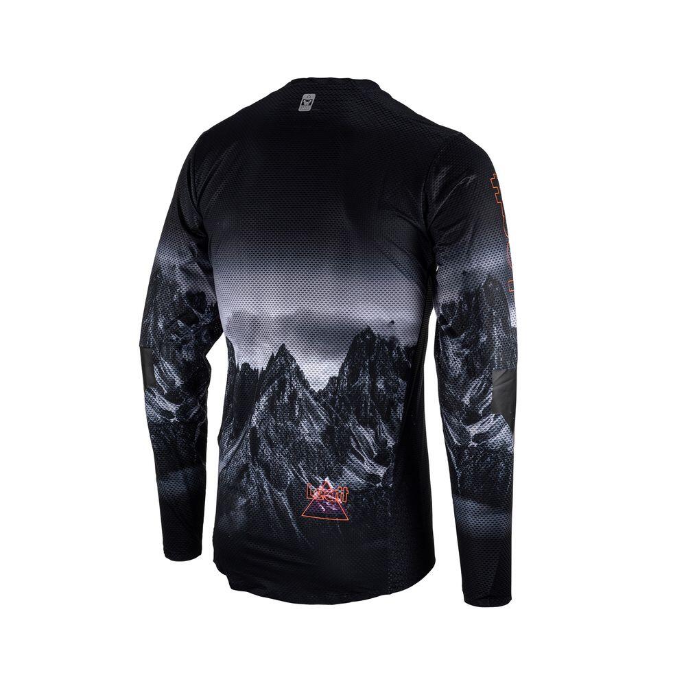 Camiseta MTB Gravity 4.0 de manga larga con refuerzo en los codos Negro Hombre 3/7