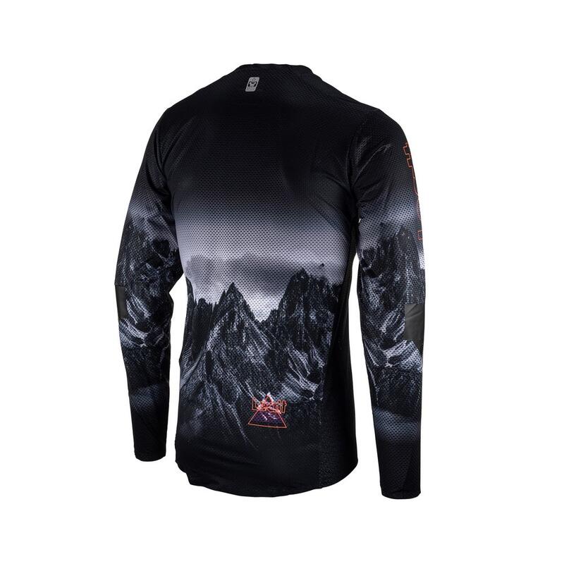 Maglia MTB Gravity 4.0 a maniche lunghe con rinforzo sui gomiti Nero Uomo