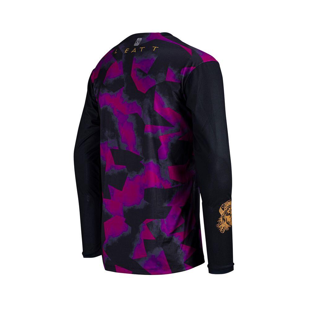Maillot VTT Gravity 3.0 à manches longues avec une excellente coupe Violet Homme 4/6