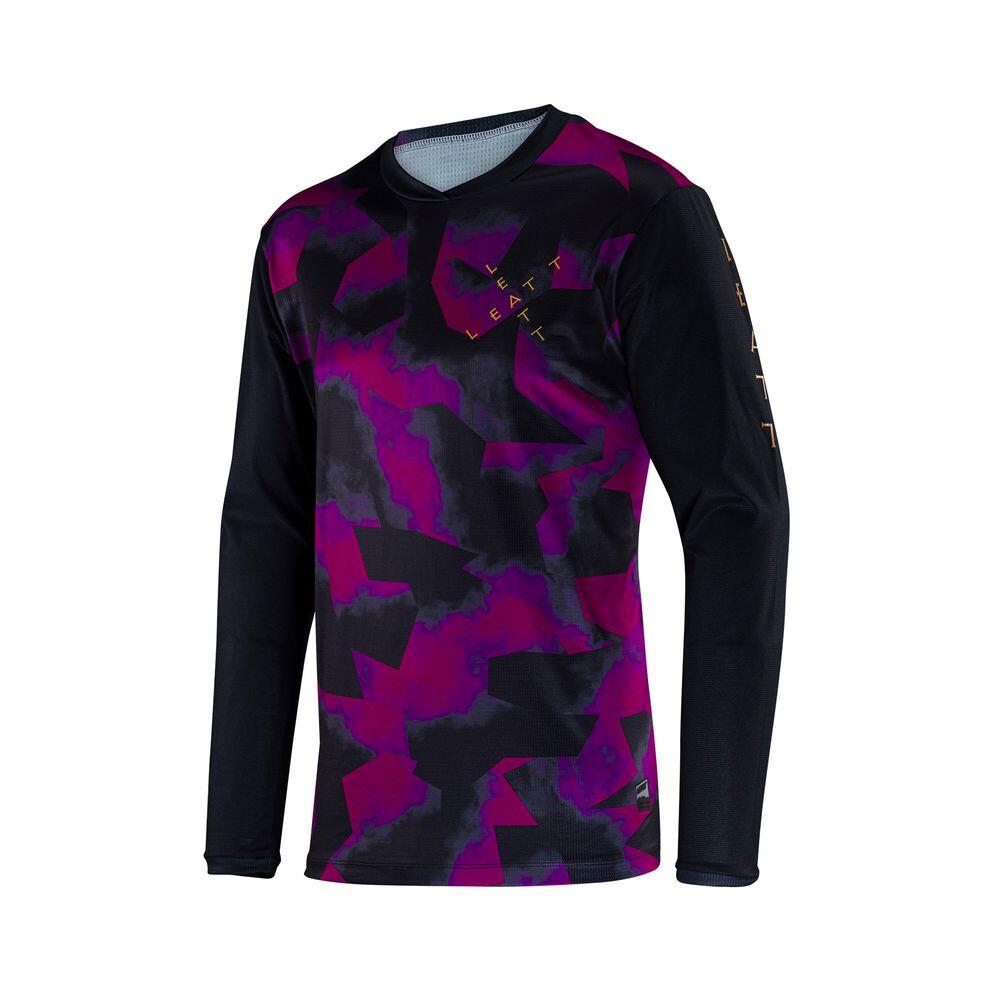 Maillot VTT Gravity 3.0 à manches longues avec une excellente coupe Violet Homme 5/6
