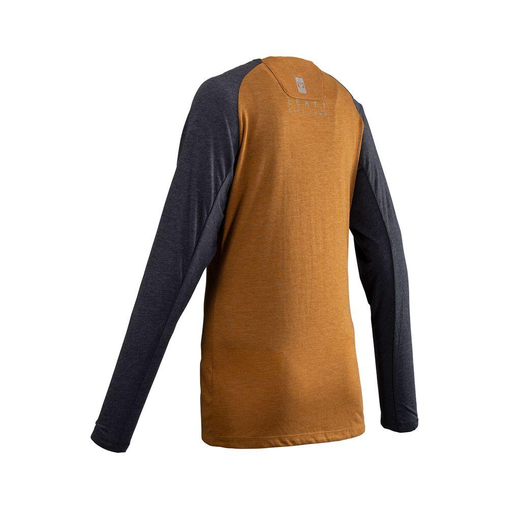 Maglia MTB AllMountain da donna 3.0 elasticizzata e Soft-touch Marrone 4/6
