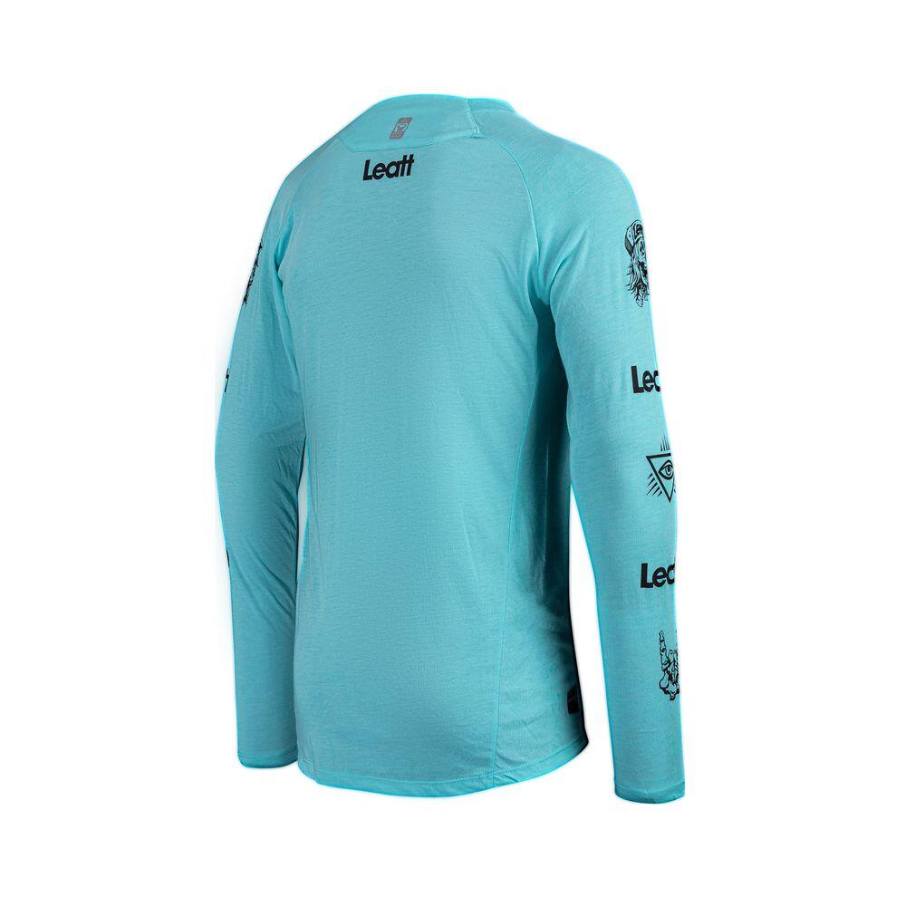 Leatt MTB Gravity 2.0 Jersey Aqua XXL 3/6
