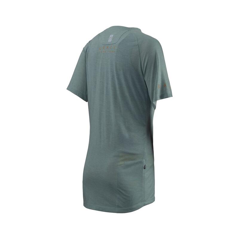 Maglia MTB AllMountain da donna 2.0 in tessuto elasticizzato Tencel Verde