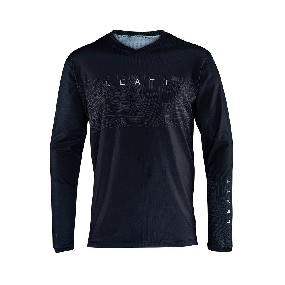 Maillot VTT Gravity 3.0 à manches longues avec une excellente coupe Noir Homme 3/6