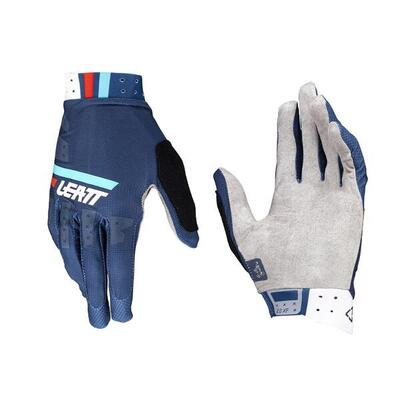 Guanti MTB X-Flow 2.0 con con rinforzo in Brush Guard Blu Uomo